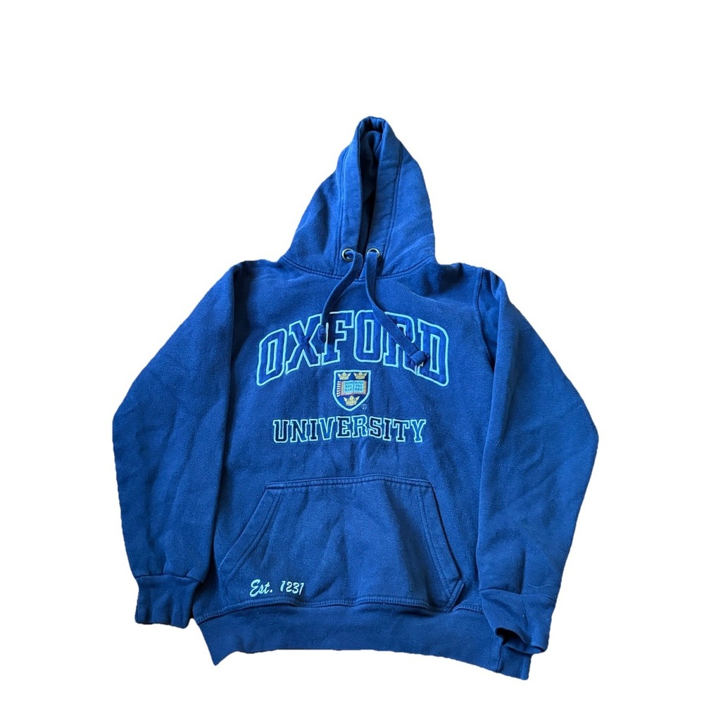 Oxford University Official Merchandise Hoodie Sweatshirt S Navy Blue Embroidered